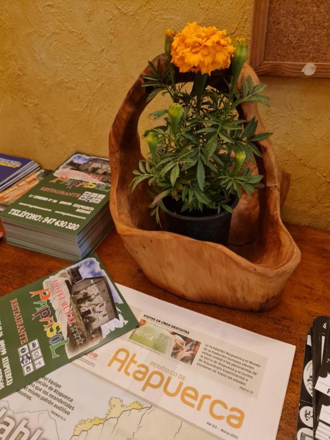 Restaurante Hotel Rural Papasol アタプエルカ エクステリア 写真